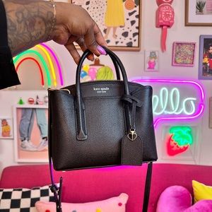 Black Kate Spade Margaux Mini Satchel